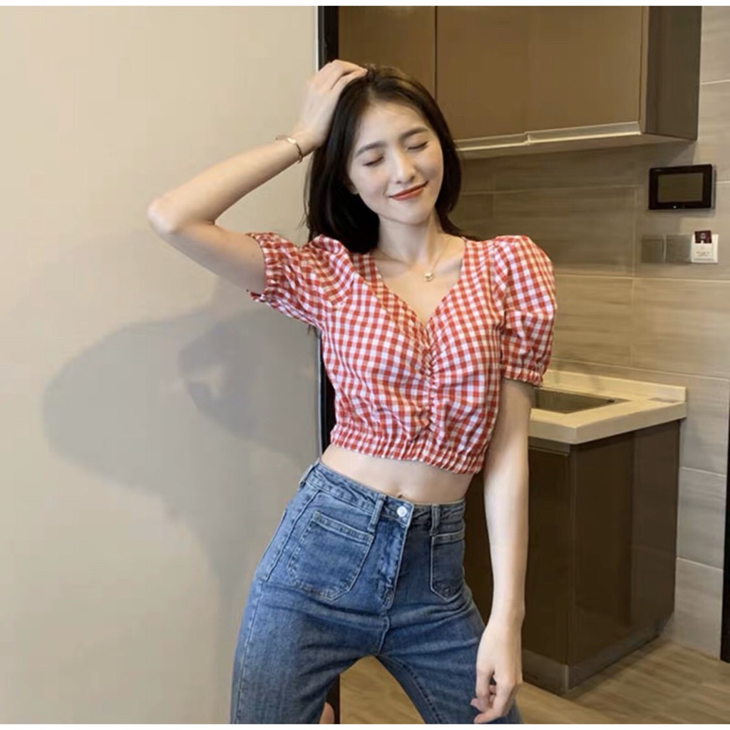 Áo nhúm ngực carro xinh kate mềm