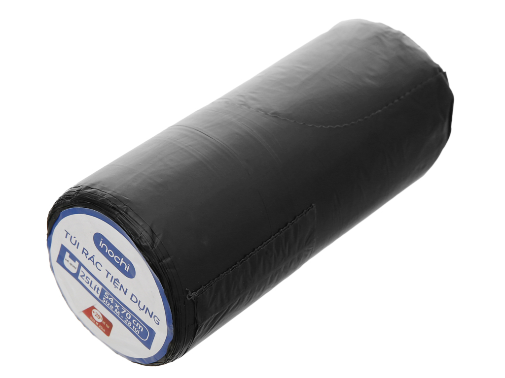 Cuộn 28 túi rác Inochi tiện dụng 25L [HCM-Giao hoả tốc 2h]