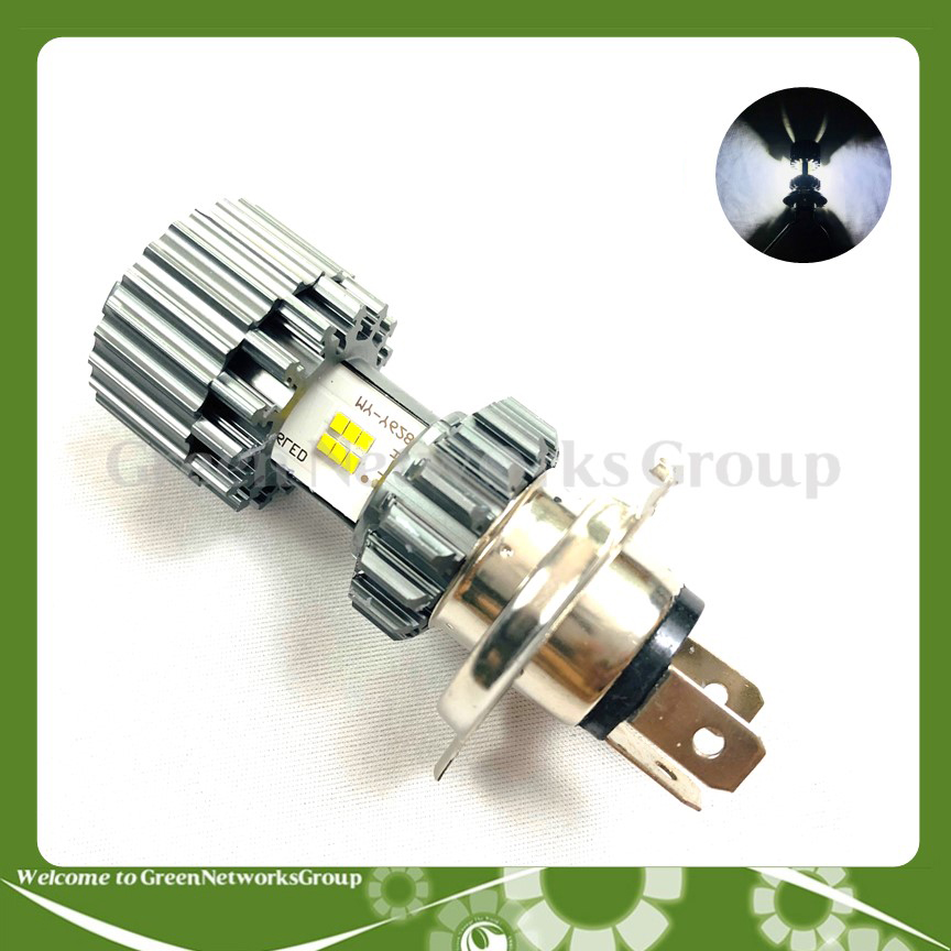 [HCM]Đèn LED siêu sáng HJG R7 chân H4 Greennetworks