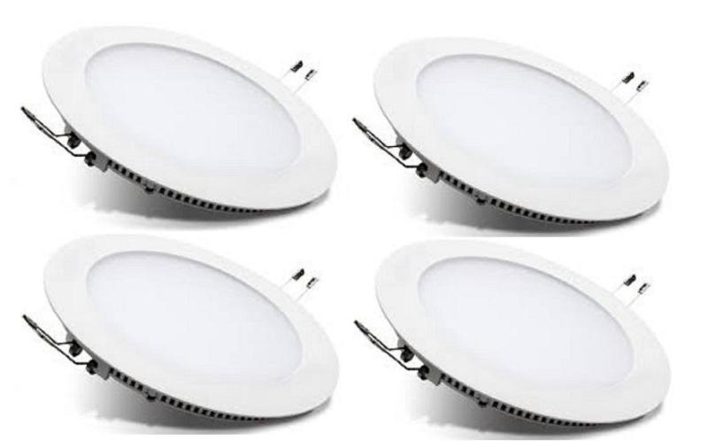 4 đèn led âm trần siêu mỏng tròn 9w (ánh sáng trắng )