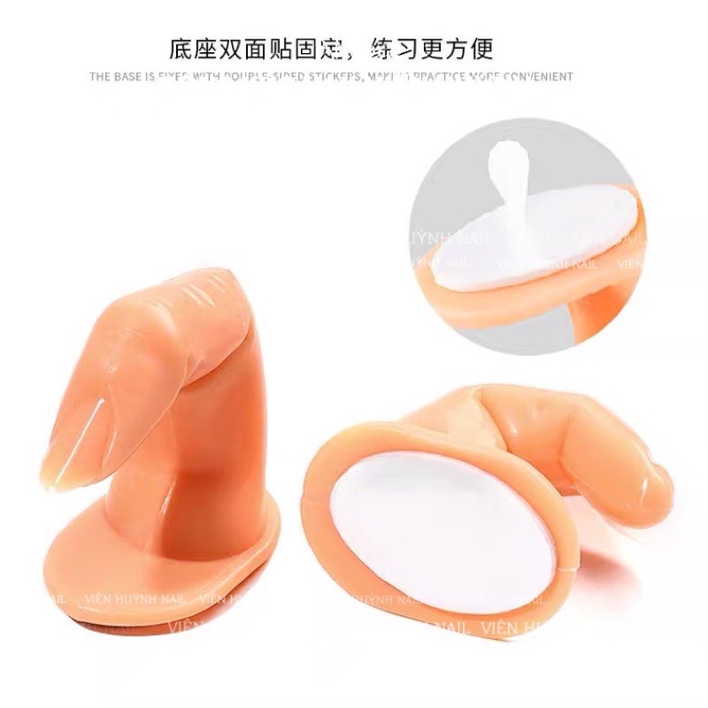 Ngón tay giả tập sơn nail