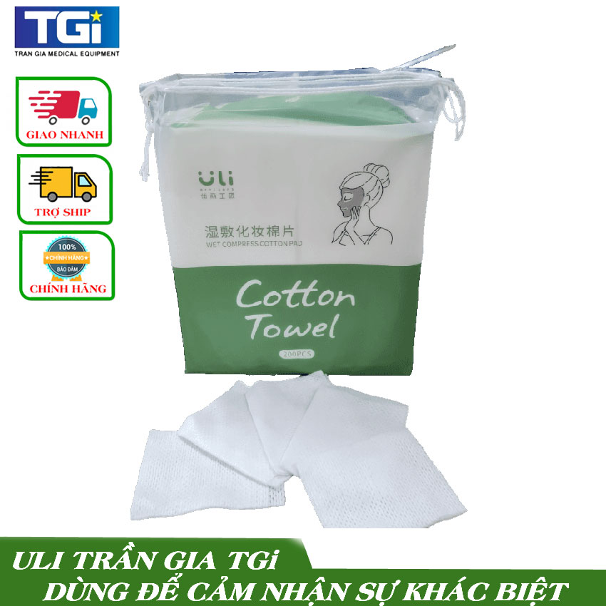 Bông tẩy trang cotton pads 200 miếng