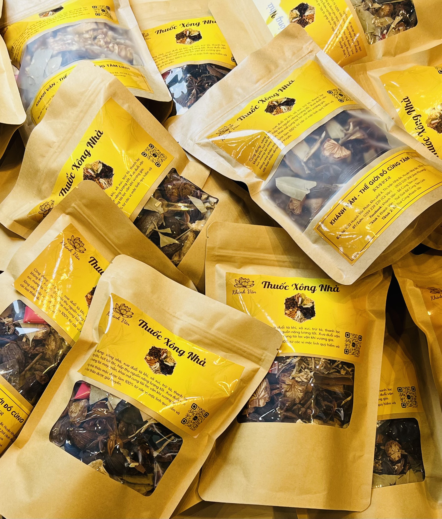 Thuốc Xông Nhà Thảo Mộc - Khánh Vân ( Ảnh Thật )