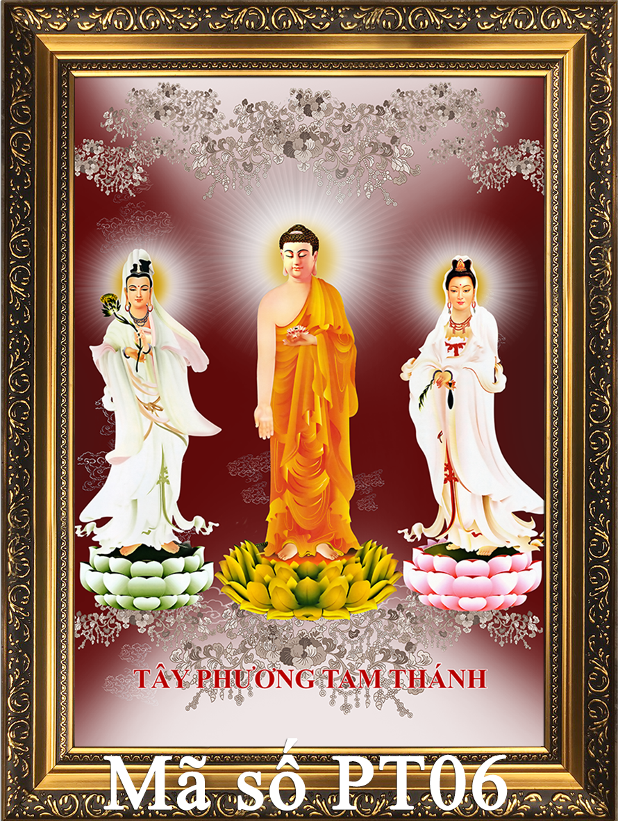[HCM]Tranh Phật  Đèn Led Hào Quang
