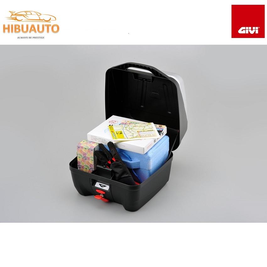 [HCM]Thùng đựng đồ xe máy Givi B32N Bold 32L Monolock System Technology Tặng đế đệm