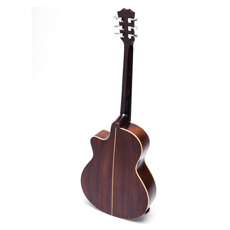 Đàn guitar Acoustic dáng khuyết DJ150 gỗ Hồng Đào solid, được sản xuất thủ công, âm thanh vang tốt, chất lượng đảm bảo - Duy Guitar Store