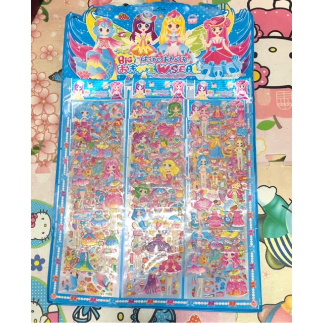 [HCM]Vỉ 18 miếng dán búp bê
