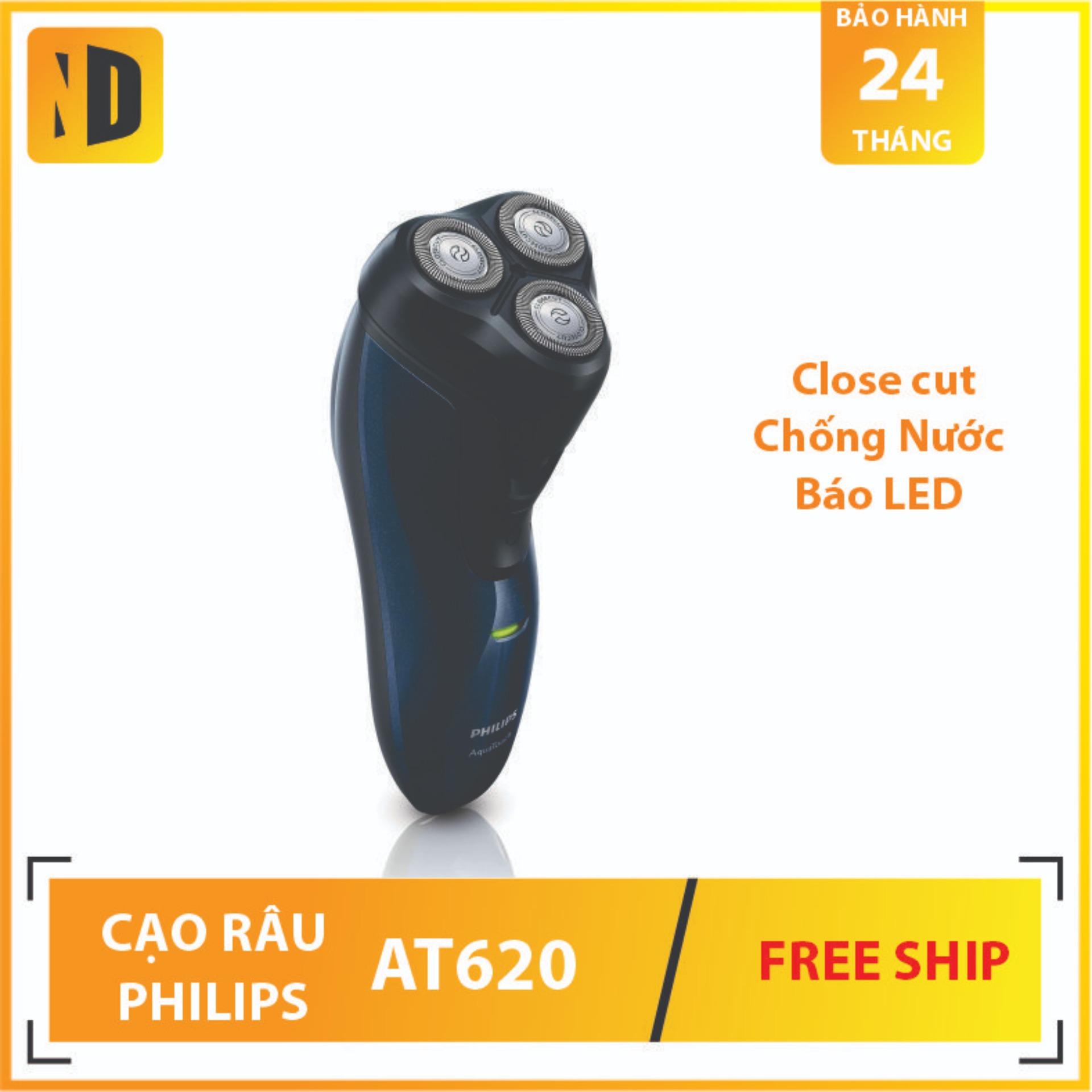 Máy cạo râu Philips AT620 ( Xanh đen ) - Aquatec - Bảo hành 24 tháng