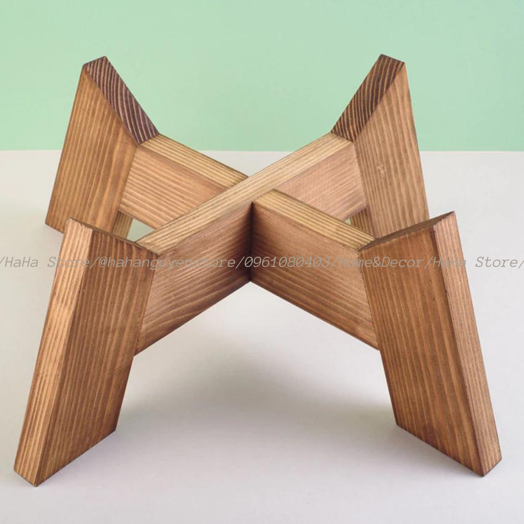Đôn gỗ để cây cảnh Kệ gỗ Decor chậu cây CCG09