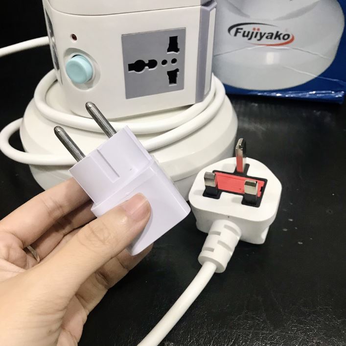 [HCM]Ổ điện đa năng 2 tầng 7 ổ cắm 2 cổng USB