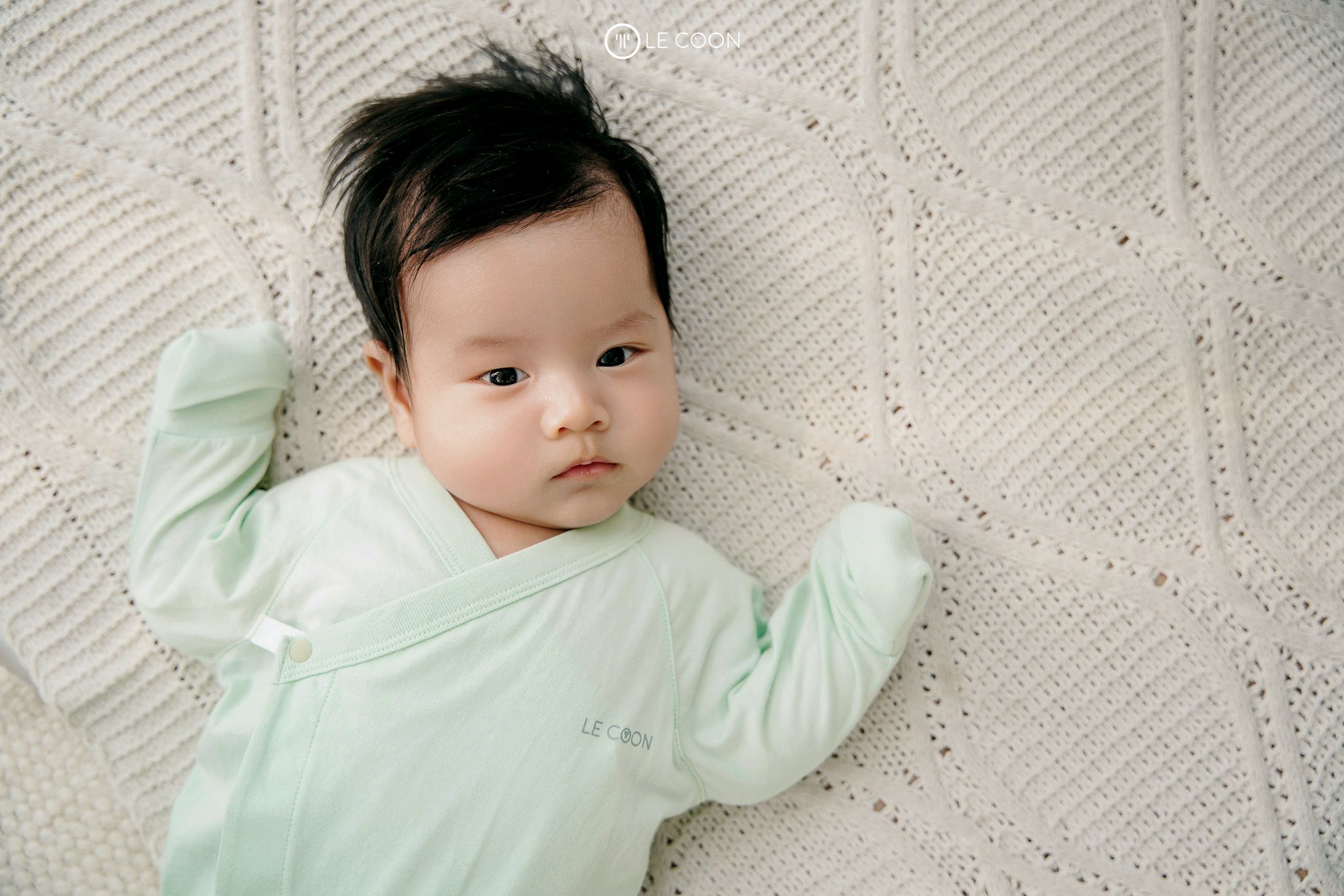 LE COON | BODYSUIT CÚC BẤM DÀI 2 VẠT | COOL | 0 - 18 tháng
