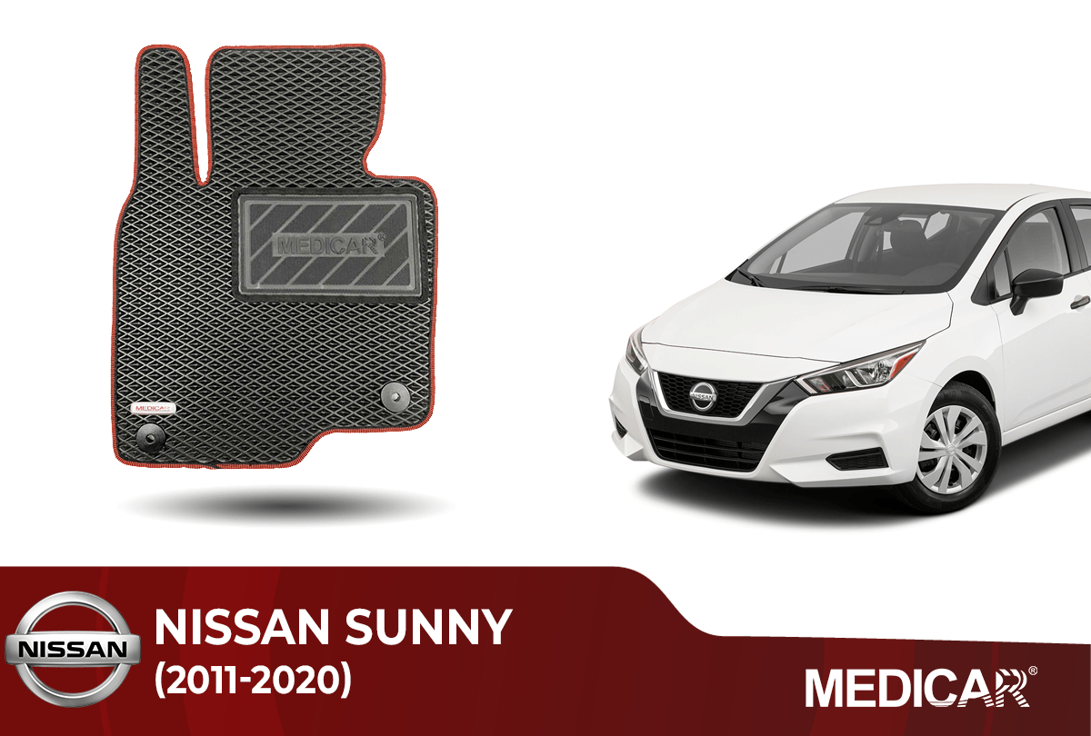 Thảm lót sàn ô tô Medicar cho xe Nissan Sunny- chống nước, không mùi