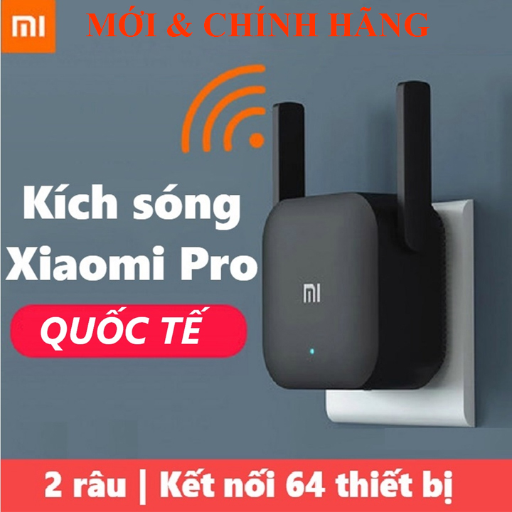 Kích sóng mở rộng vùng phủ sóng Xiaomi Wifi Repeater Mi Pro AC 1200Mbps 300mbps, Mercusys ME30