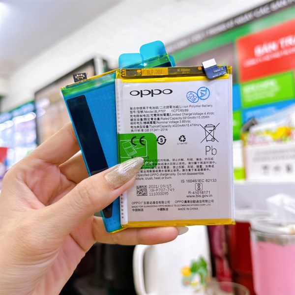Pin oppo f11 - blp707, bảo hành đổi trả