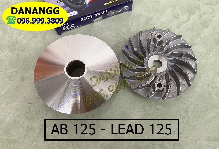 Nồi độ xe ga bẻ góc tăng tốc tiết kiệm xăng cho xe ab 125 lead 125 pcx 150 chén bi và cánh quạt fcc