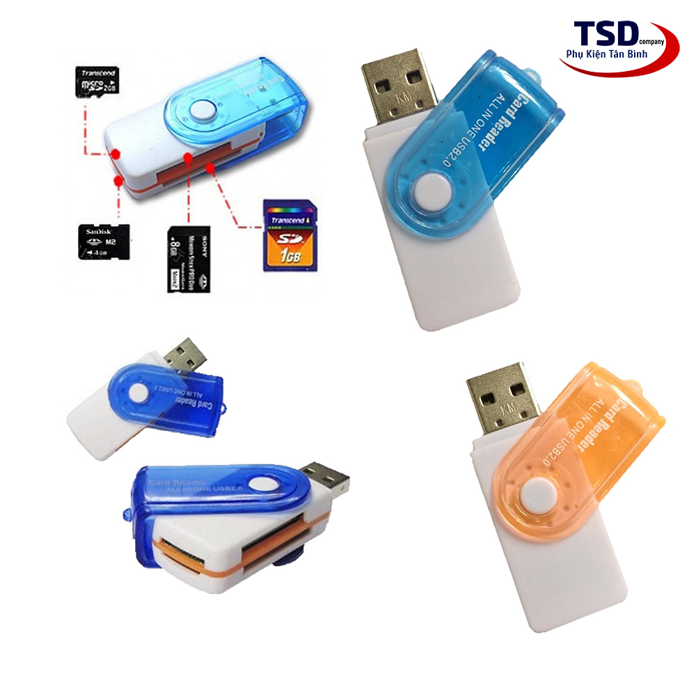 Đồ Đọc Thẻ Nhớ Xoay Đa Năng