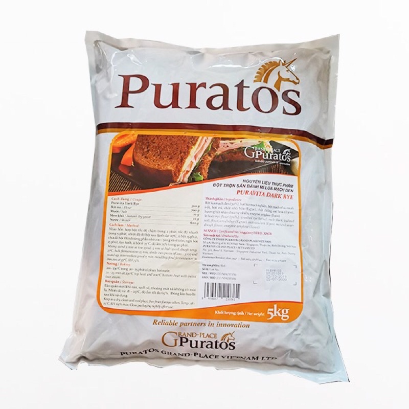 Bột mì đen, bột trộn lúa mì đen Puratos