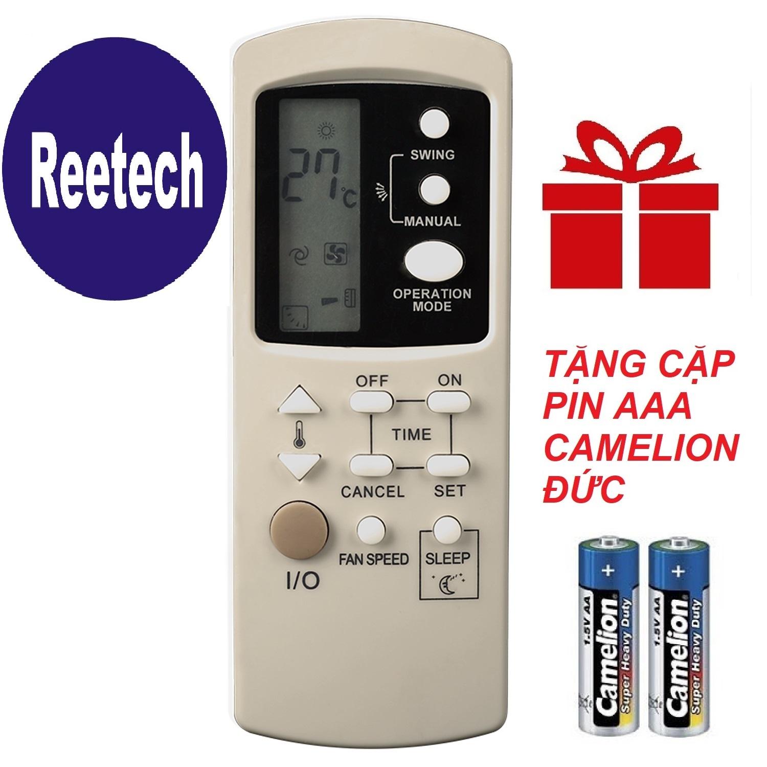 Remote điều khiển máy lạnh reetech gz-39b - điều khiển điều hòa reetech - điện tử tuệ lâm