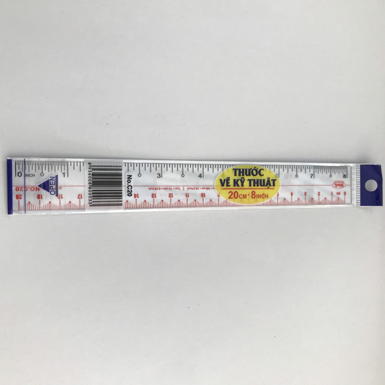 [HCM]Bộ 4 cây thước kỹ thuật thẳng dẻo (20cm) - eke nhỏ ( 2 cây) - đo độ ( 11.8 cm)