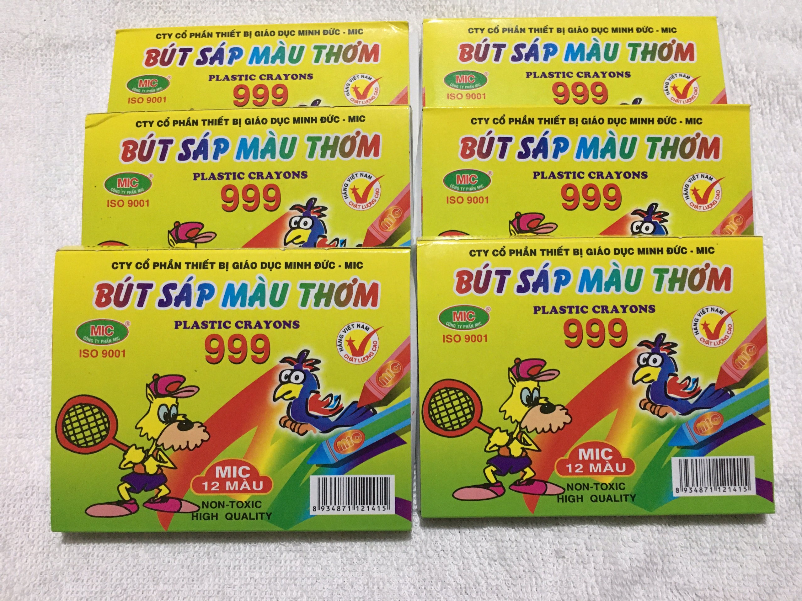 Bút sáp màu thơm MIC 12 màu