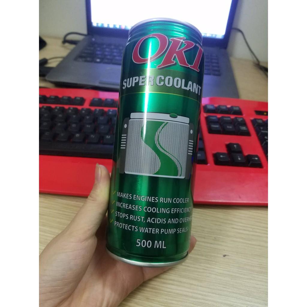 Nước làm mát động cơ ô tô (màu xanh) OKI Super Coolant 500ml