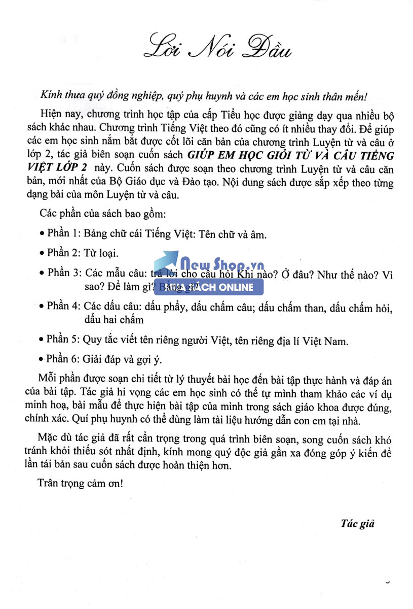Sách Tham Khảo - Giúp Em Học Giỏi Từ Và Câu Tiếng Việt Lớp 2 (Theo Chương Trình Giáo Dục Phổ Thông Mới) (HA) - Newshop