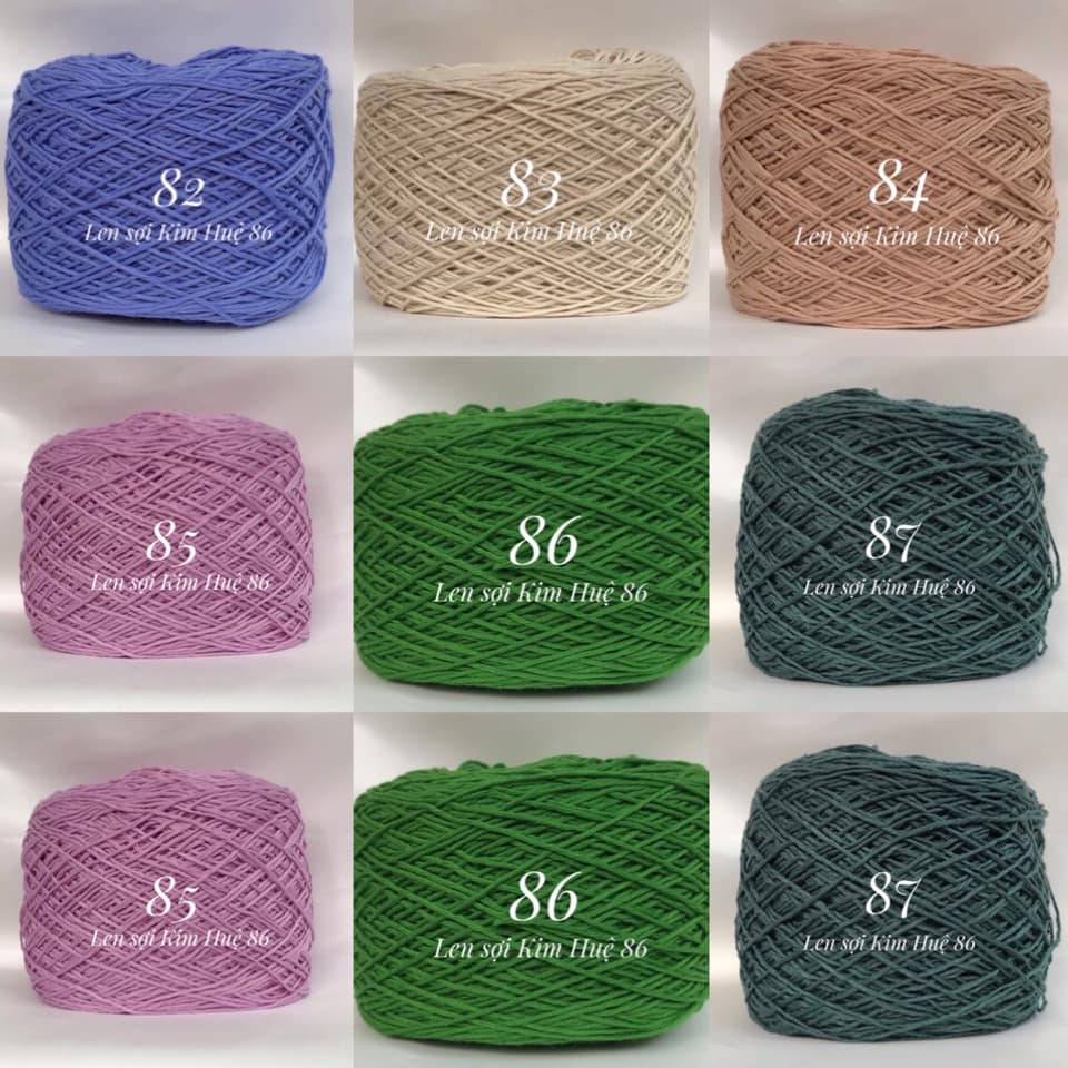 Sợi cotton Việt Nam 1mm (từ màu 01 đến màu 50)