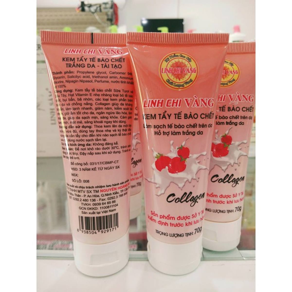 COMBO MỤN THÂM TRẮNG DA LINH CHI VÀNG