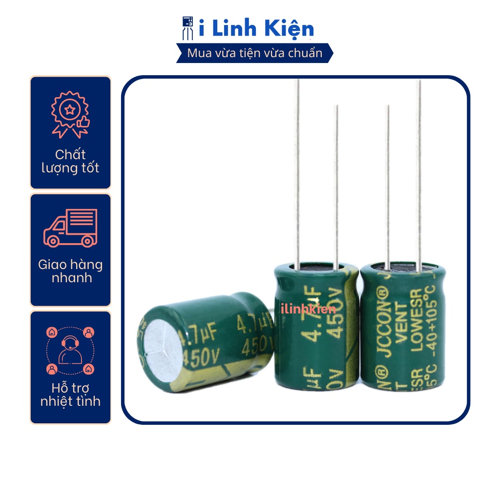Tụ hóa 4.7UF 10UF 450V