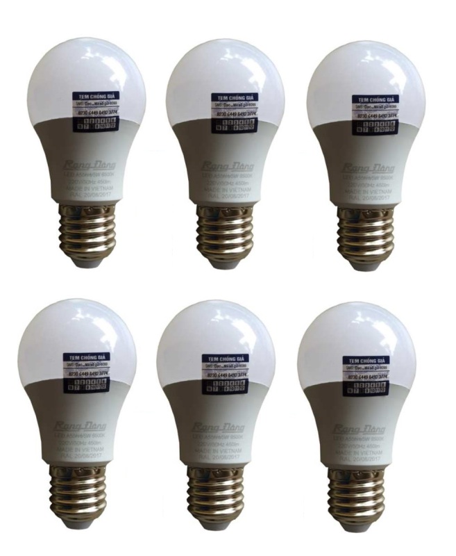 6 Bóng đèn LED Bulb Rạng Đông 9W E27 ChipLed Samsung
