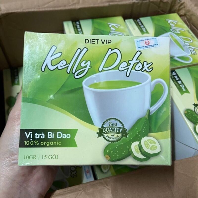 COMBO 2 HỘP TRÀ (ĐÀO,NGŨ CỐC,XOÀI,VANG NHO,MATCHA)  DIETVIP KELLY DETOX