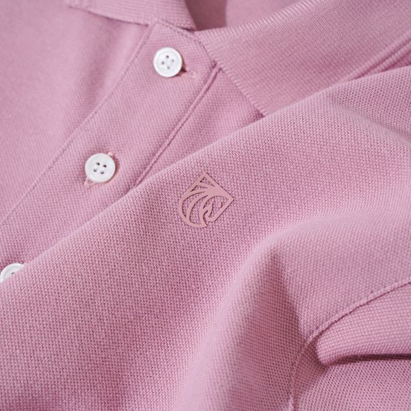 Áo Thun Nam Cao Cấp Polo Cổ Bẻ Tím Nhạt Premium Light Purple Basic BY COTTON