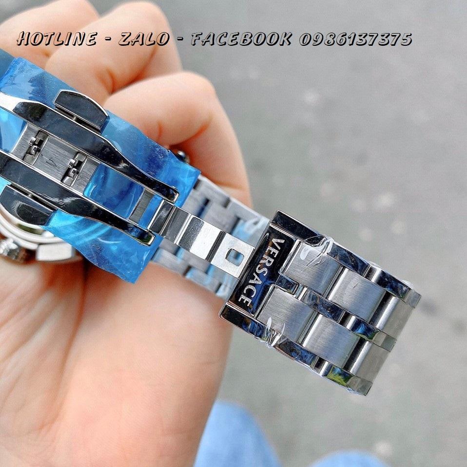 [HCM]Đồng Hồ Versace Aion Nam Dây Bạc Mặt Trắng 44mm
