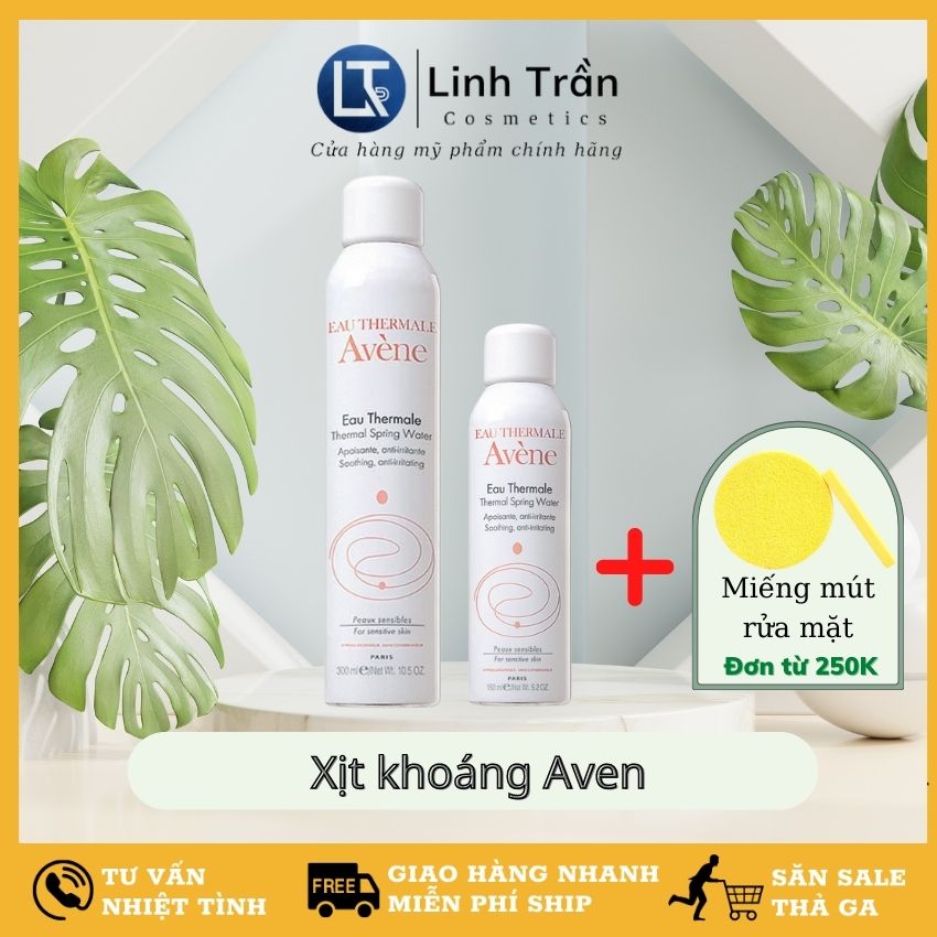 Xịt Khoáng Avene cấp ẩm làm dịu da 300ml Pháp chính hãng