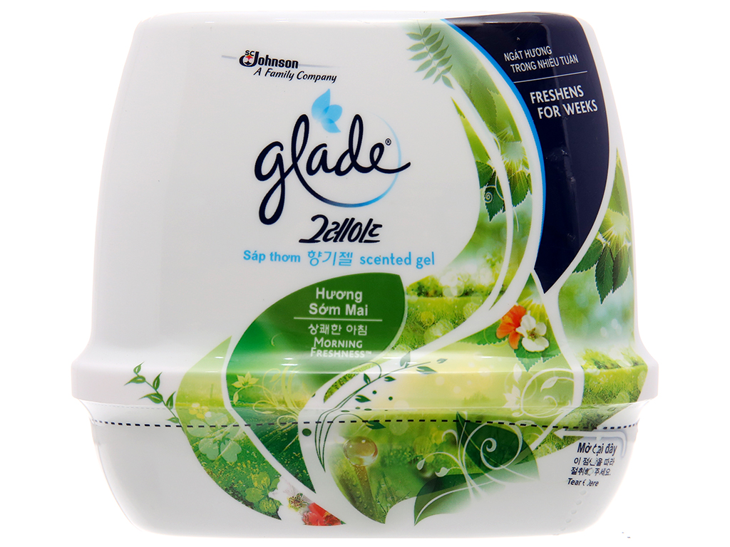 Sáp thơm Glade hương sớm mai 180g