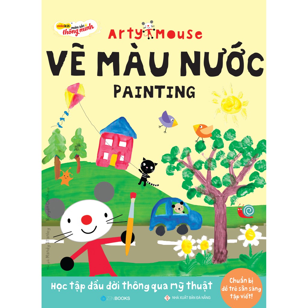 Arty Mouse - Vẽ Màu Nước Painting