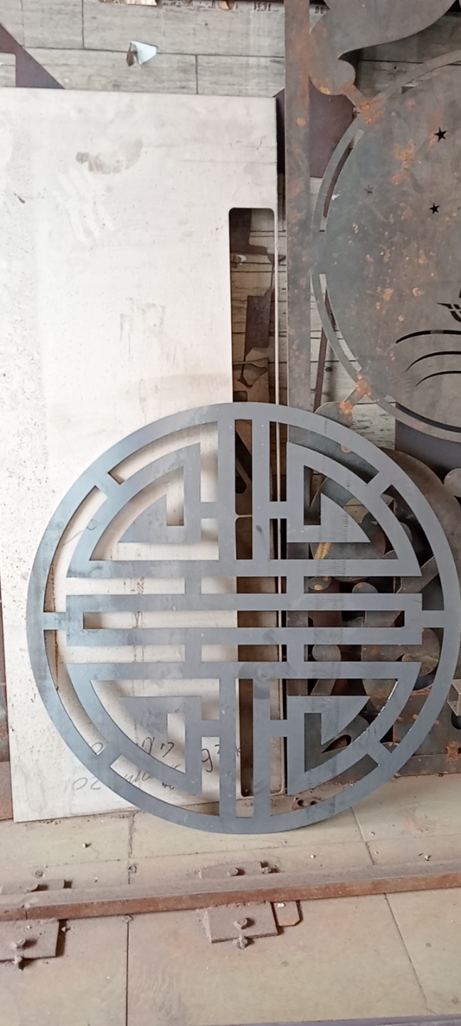 Chữ thọ sắt cnc