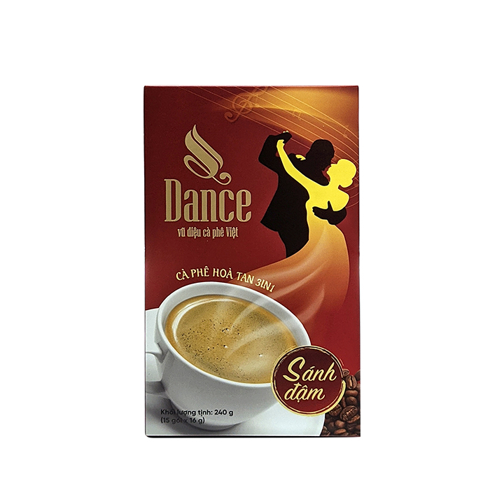 Combo 3 Hộp Cà phê Sữa 3in1 Dance (Hộp 15 gói x 16gr) - AnTháiCafé
