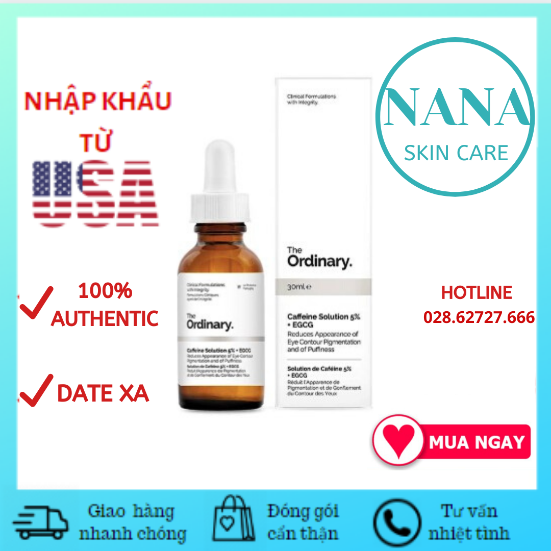 [HCM]Caffeine Solution 5% + EGCG The Ordinary 30ml