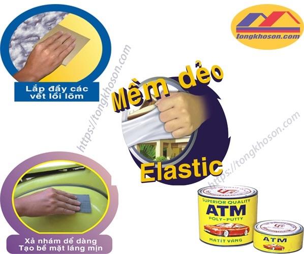 Bột trét bả Matit Vàng-ATM 1 kg (Thuận Phát Shopping)