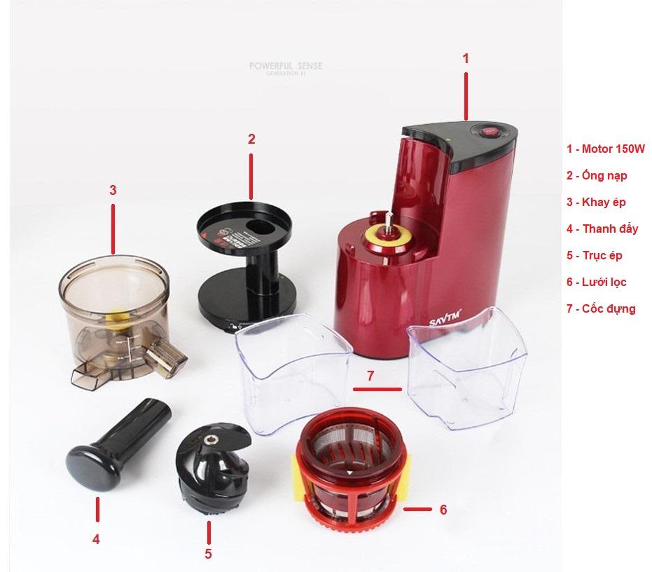 Khay Chứa Nước Ép Máy Ép Chậm SAVTM JE07