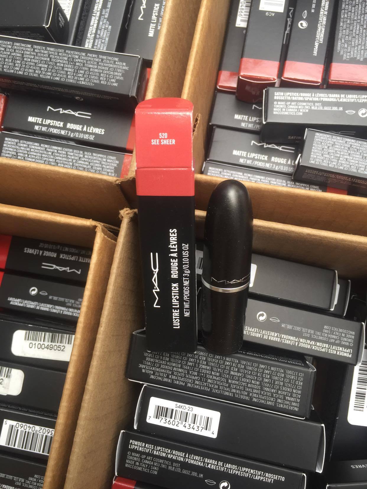 [HCM]Son Mac SEE SHEER 520 màu hồng đào