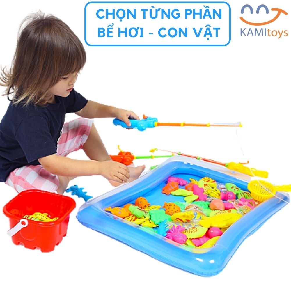 Đồ chơi câu cá cho bé bán từng phần: Bể phao hoặc Cá, Cần câu mã 50015