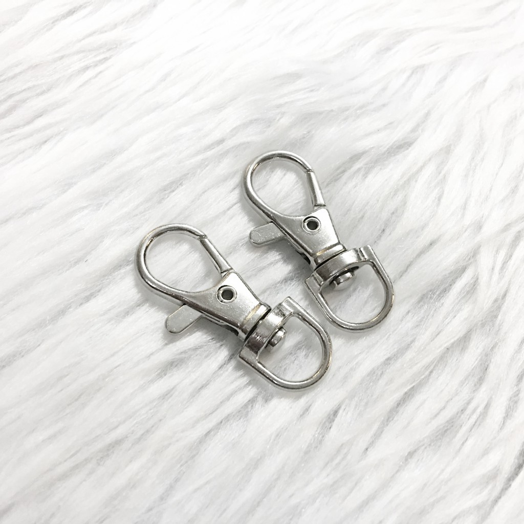 (Cặp 2 cái) Móc Càng Cua Thường Phụ Kiện Làm Túi Ví