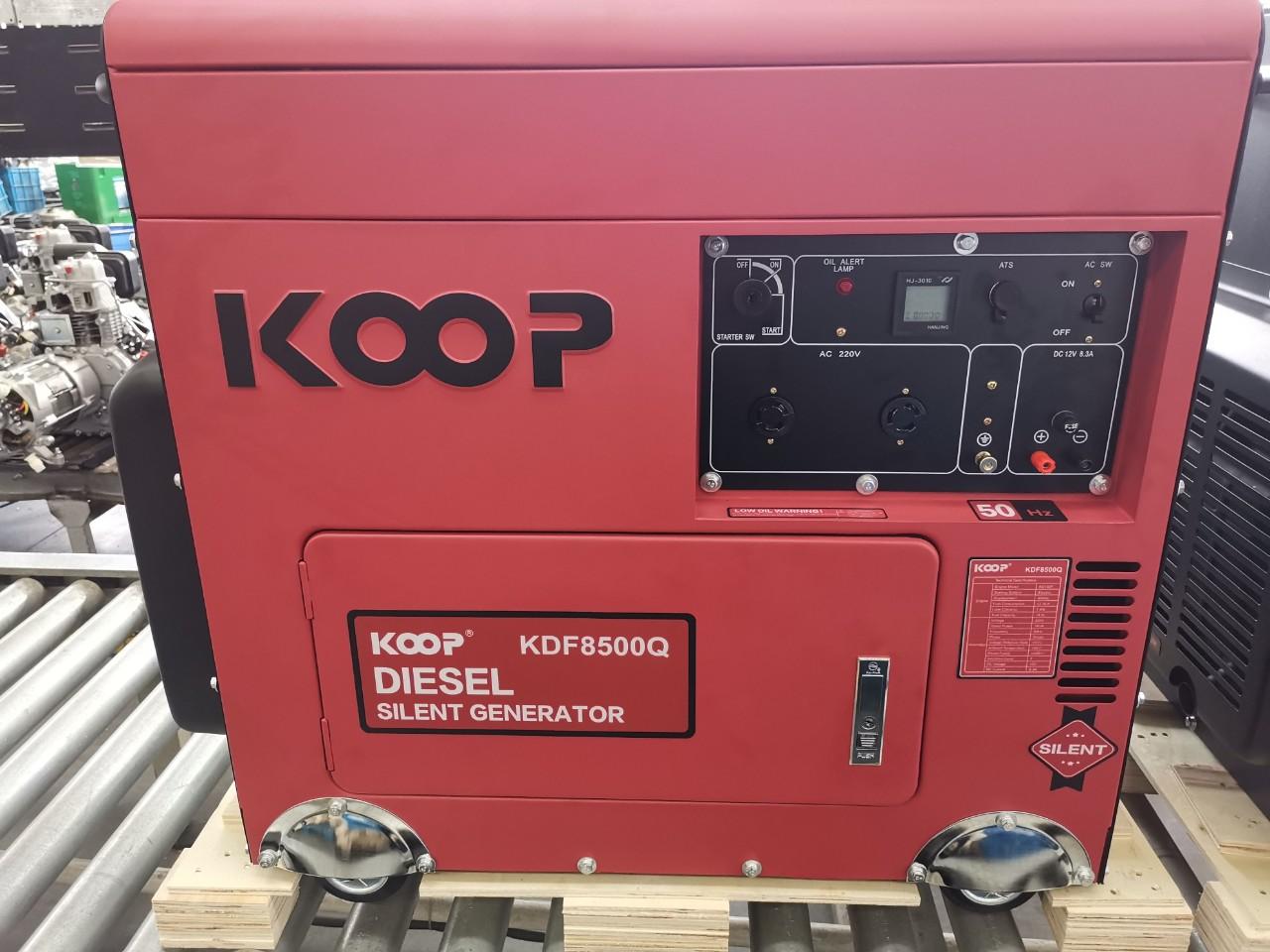 Máy Phát Điện Chạy Dầu 6Kw Koop KDF8500Q