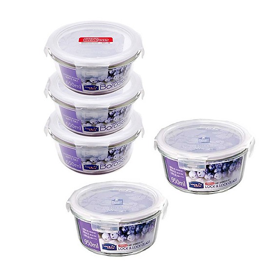 Hộp thủy tinh lock & lock 650ml chịu nhiệt