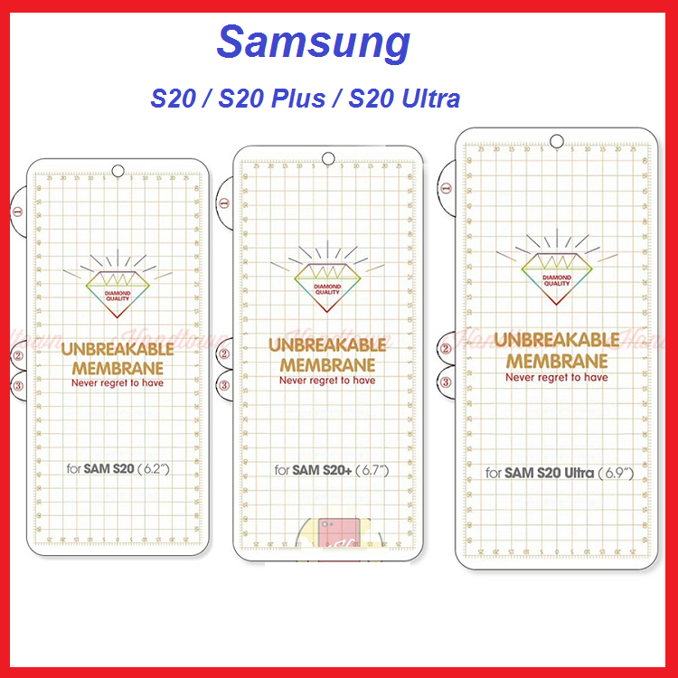 Dán dẻo Hai Mặt PPF Samsung S20 - S20 Plus - S20 Ultra - Tặng phụ Kiện Dán
