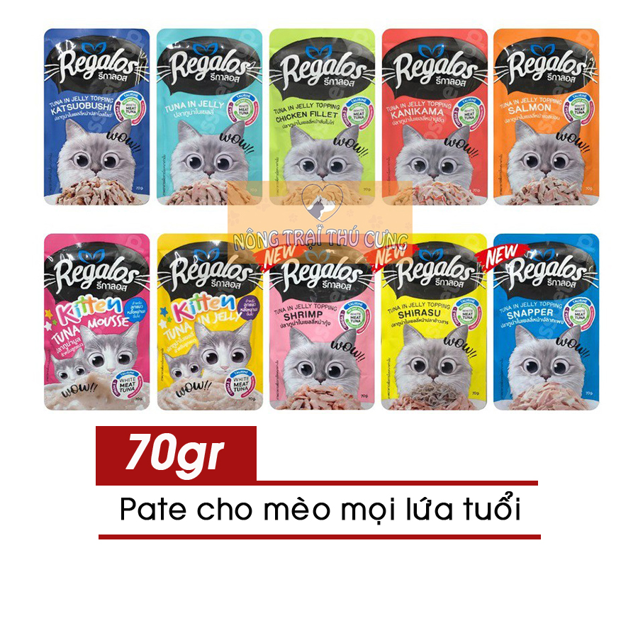 Pate for Cats of All Ages Regalos 70g (Thailand) - [Pet Farm]