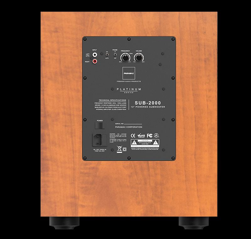[HCM][Trả góp 0%]Loa Paramax SUB-2000 New ̣̣(Vàng)