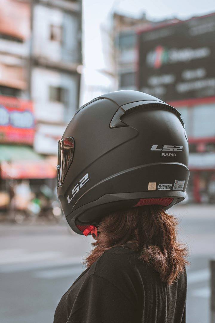 [CHÍNH HÃNG] MŨ BẢO HIỂM FULLFACE LS2 FF353 RAPID ĐEN NHÁM ( Tặng kèm khăn trùm ninja )